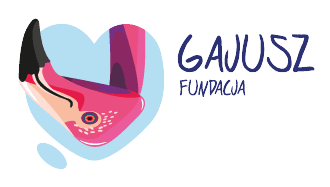Logo Fundacji Gajusz z flamingiem