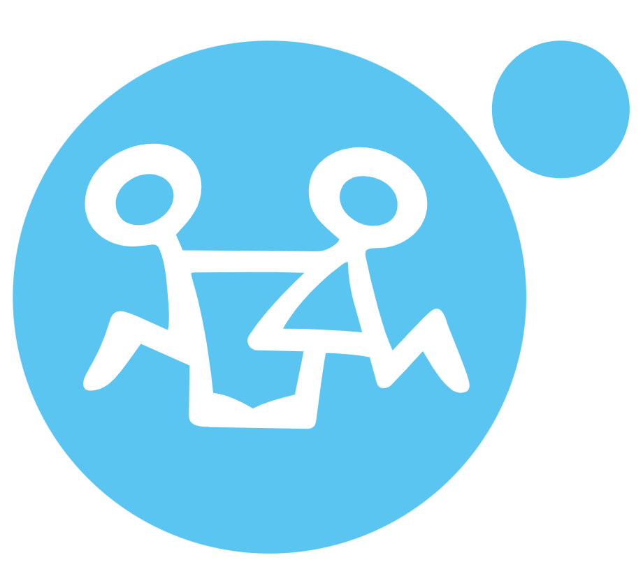 niebieska ikonka dwóch osób